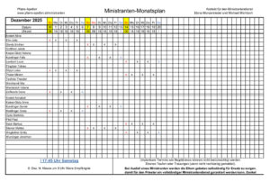 thumbnail of Ministranten Monatseinteilung Dezember Teil 1 2025