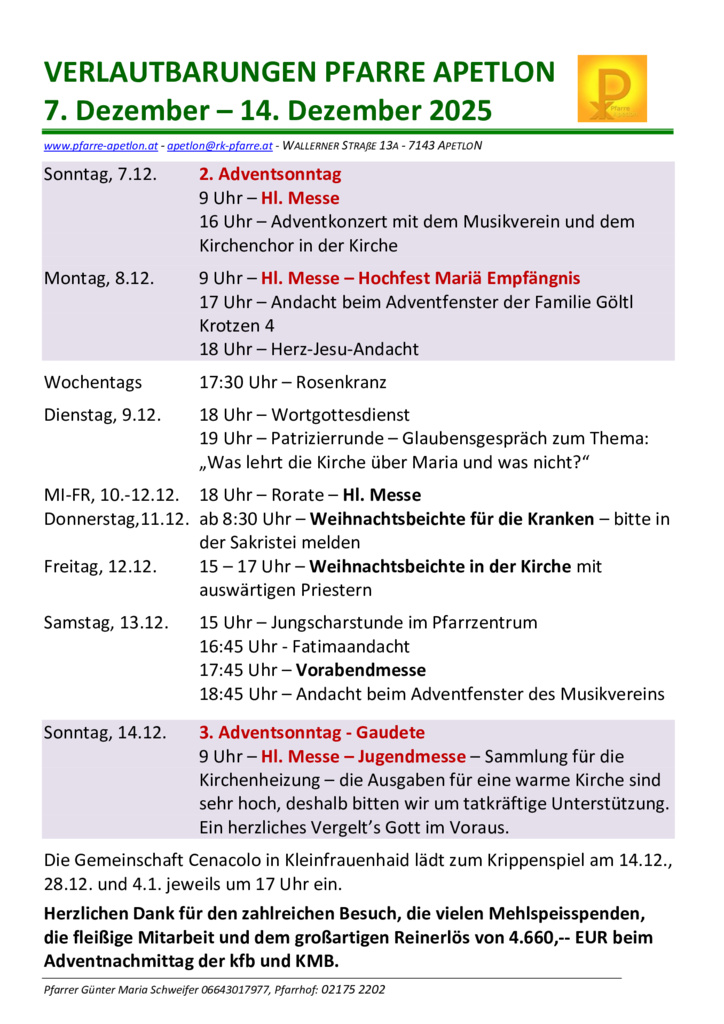 thumbnail of KW 49 07.12.-14.12. Verlautbarung