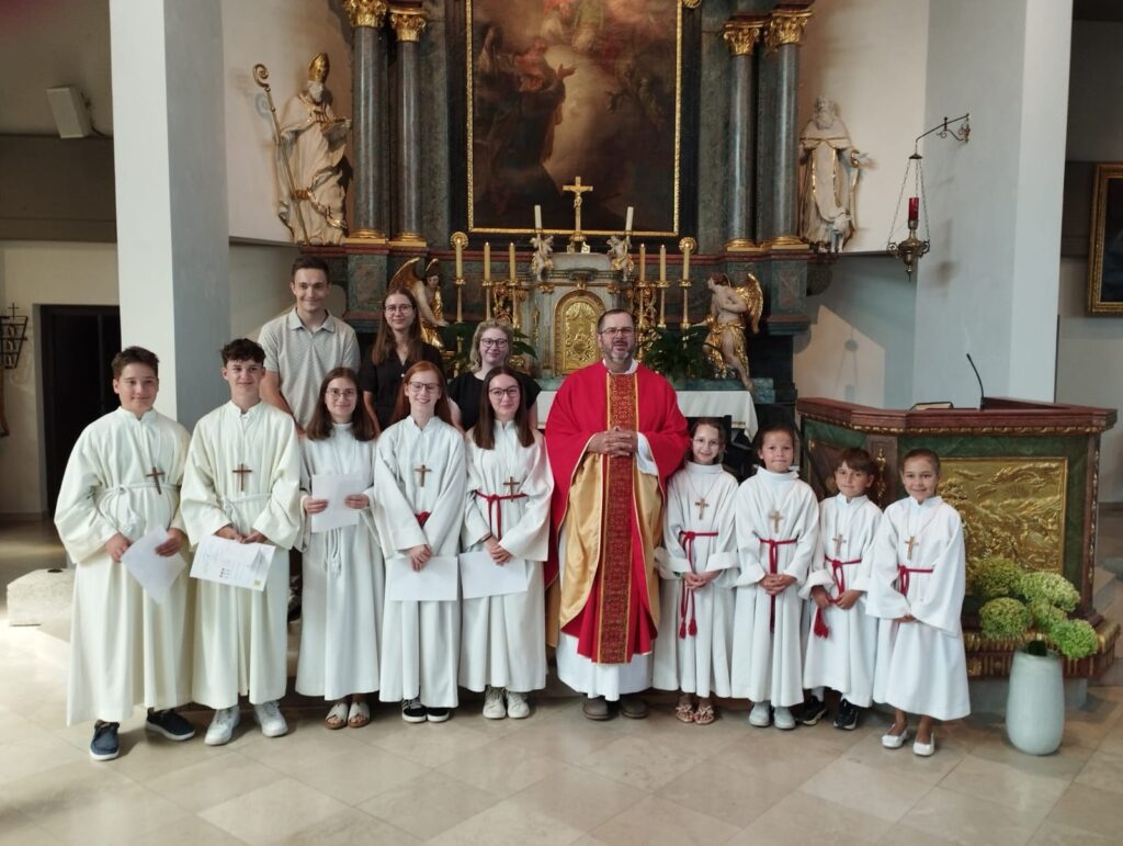 Angelobung und Verabschiedung der Ministranten